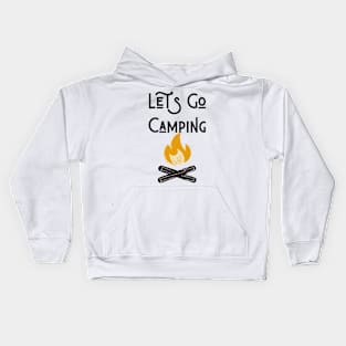 camping tee Kids Hoodie